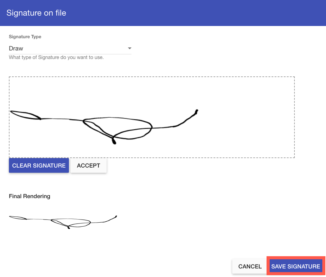 Signature On File Guide – Kipu CRM