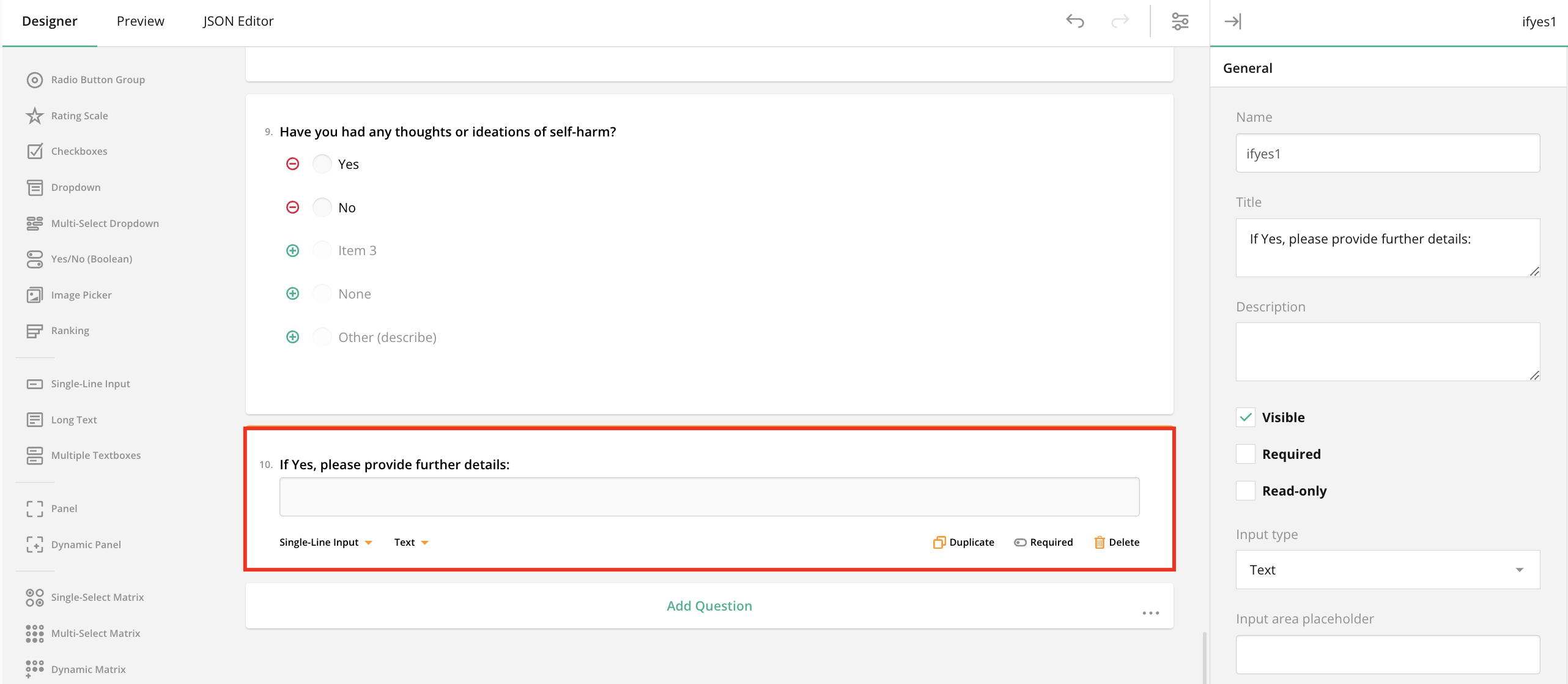 Template Designer Conditional Logic Kipu CRM